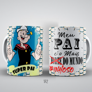Caneca meu pai é o mais carinhoso do mundo!