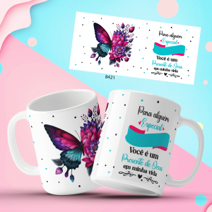 Caneca para alguém especial com frase e nome!