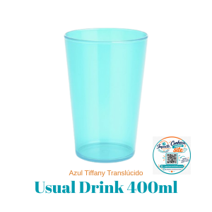 Kit de 50 Copos Usual Drink 400ml - Caldereta