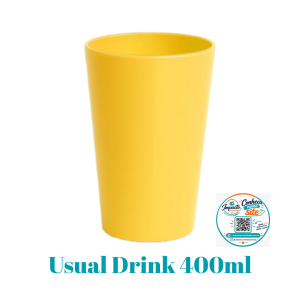 Kit de 50 Copos Usual Drink 400ml - Caldereta